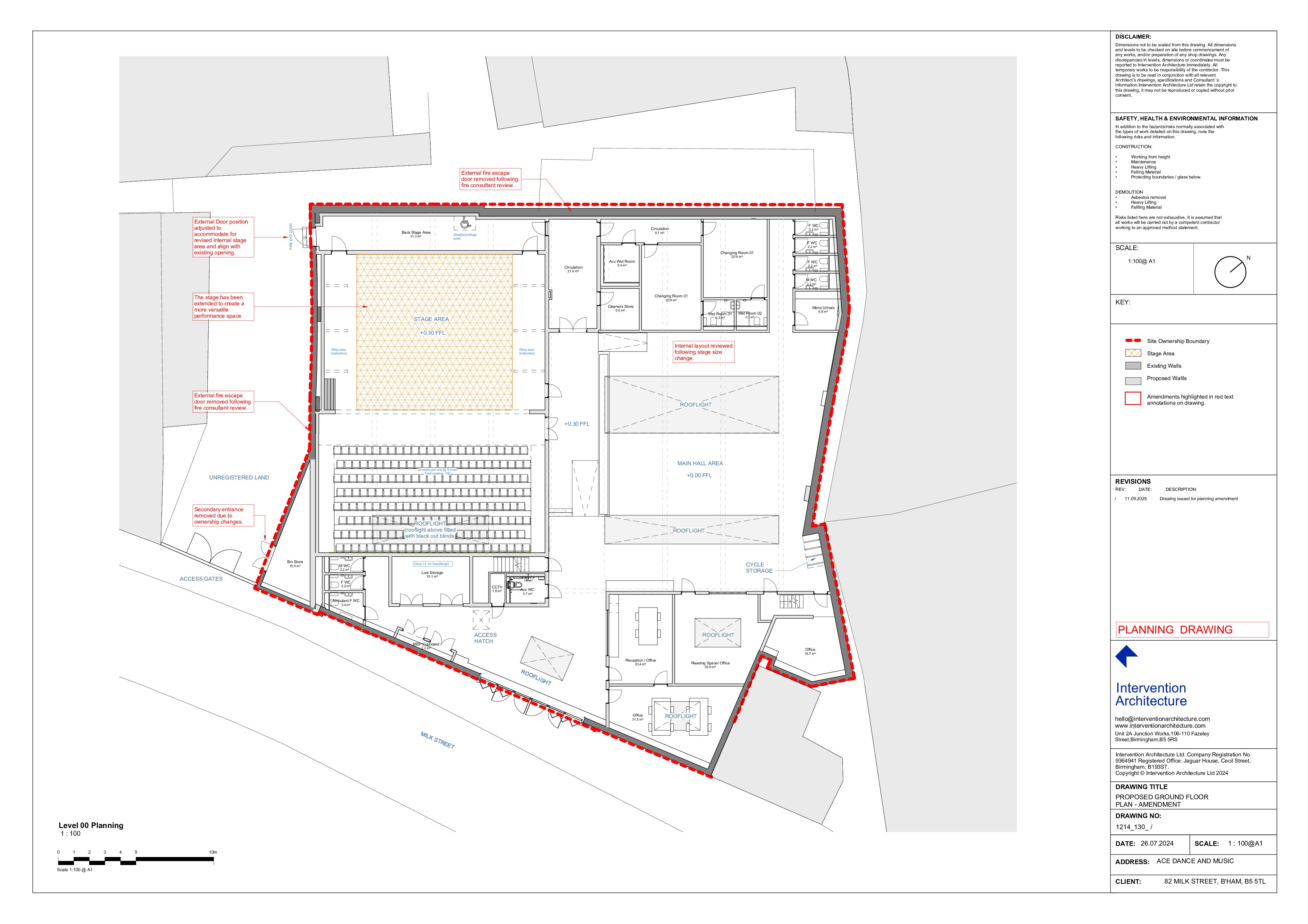 1214_130 -Proposed Ground Floor Plan -Amendment